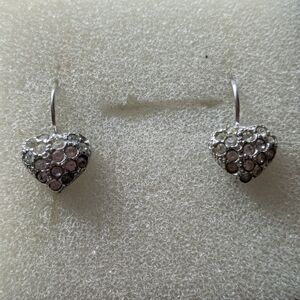 Silver Heart Earrings